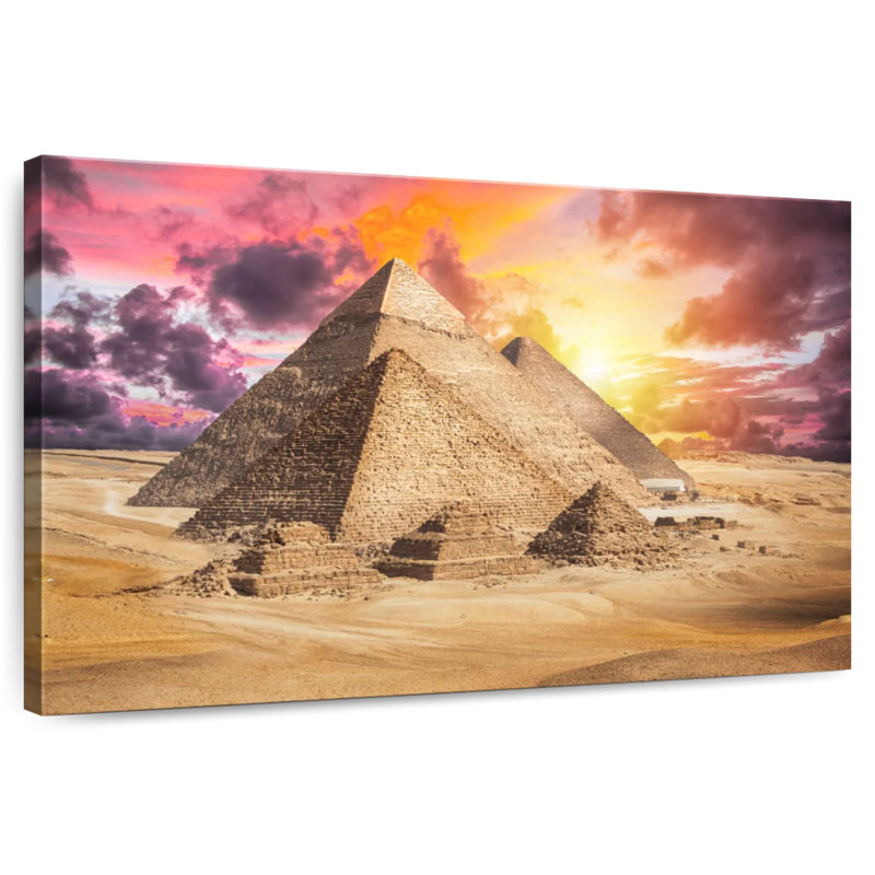 Adella Giza Pyramids Sunset Sky, 30" H x 45" W