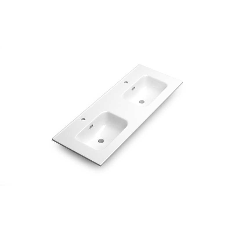 DAX 17.5'' Glossy White Bathroom Sink