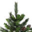 Arbre de Noël artificiel pin enneigé 6,5 pi avec pommes de pin Delta