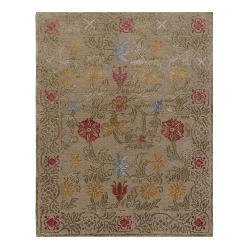 Wool Area Rug, Rectangle 3' x 4'
