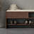 35.4in Retro Style Shoe Storage Bench