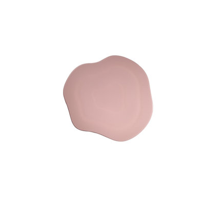Assiette à déjeuner élégante rose, 100% porcelaine, 13,6 po x 1,2 po | Va au lave-vaisselle et au micro-ondes | Parfait pour une utilisation élégante dans la salle à manger et au quotidien, design durable et chic pour la maison et la cuisine