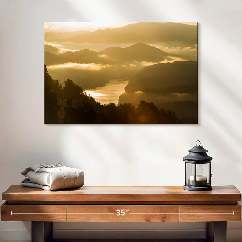 Brume matinale Alvord Smoky Mountains, H 16 po x l 24 po