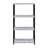 Bookshelf, Industrial 4 Tier Open Shelf, Metal &amp; Composite Wood | Antique White | Metal,Synthetic Wood-670773686