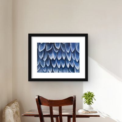 Plumage bleu - Animaux, salon, reproduction encadrée