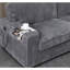 Gris avec coussins et structure en mousse pour une utilisation durable du bois moderne