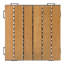 Tavon 30cm x 30cm Wood Interlocking Deck Tile in Honey Oak
