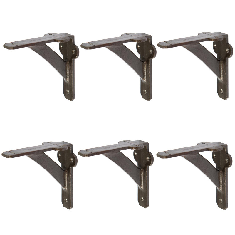 Hammer & Tongs - Iron Shelf Bracket - D100mm - Raw