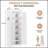 Durable Metal Kitchen Pantry Cabinet With 5 Adjustable Shelves, 72 Inch Tall Freestanding Storage For Home Organization