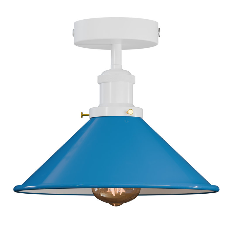 Semi Flush Mount, Blue