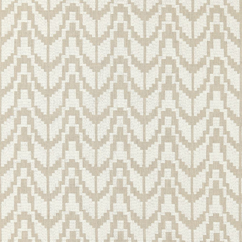 Tissu Merchante brodé, Lin
