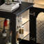 Black Solid + Manufactured Wood+Glass Display Cases
