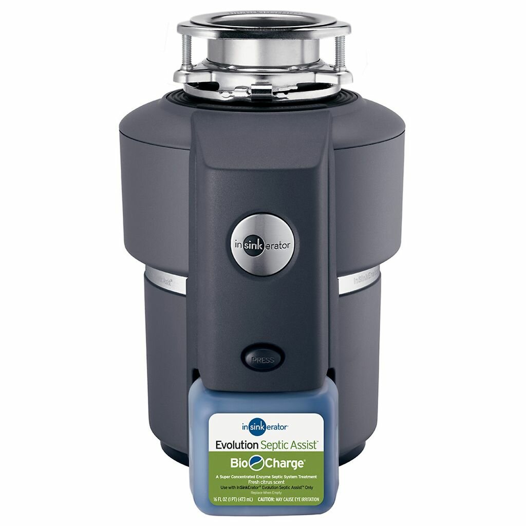 InSinkErator Evolution Septic Assist 3/4 HP Continuous Feed Garbage Disposal   Reviews Wayfair