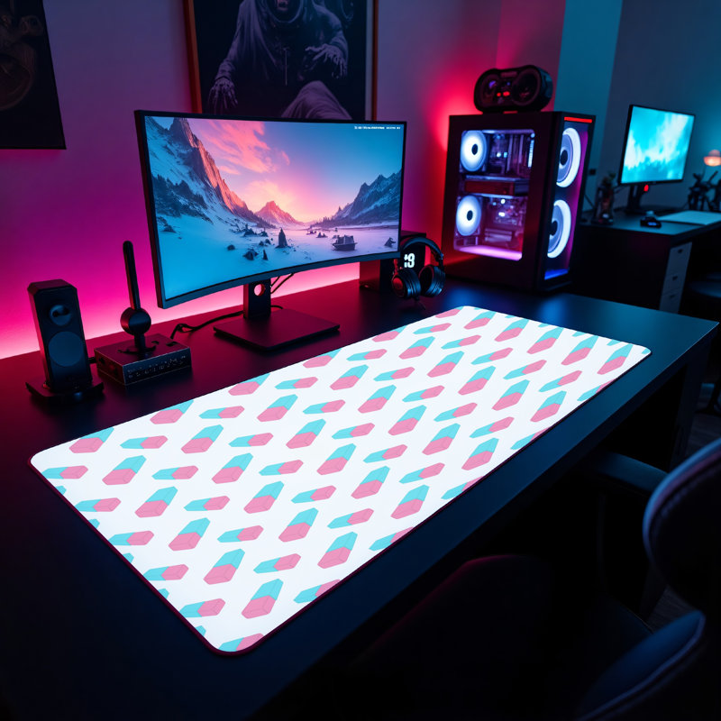 Polyester Desk Pad, 31.5x15.5