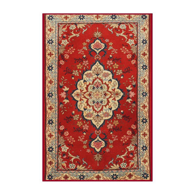 Checkers Oriental Indoor Rug