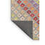 Tapis contemporain rouge / olive / bleu ciel-1015323115