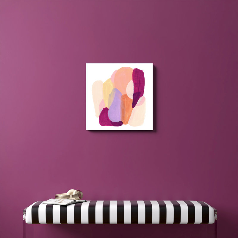 «Piquant Forms I» par June Erica Vess - peinture sur toile tendue, H 20 po x l 20 po