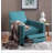 Linen Manual Push Back Recliner Chair-320699901
