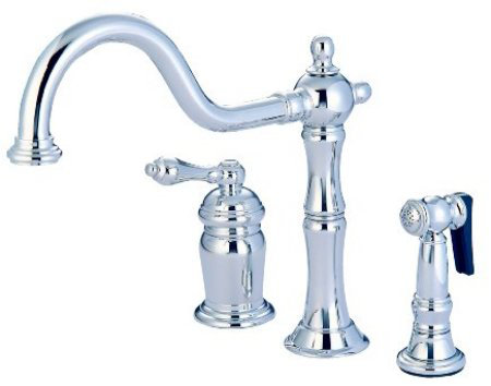 Deck Single Handle Kitchen Faucet, Chrome