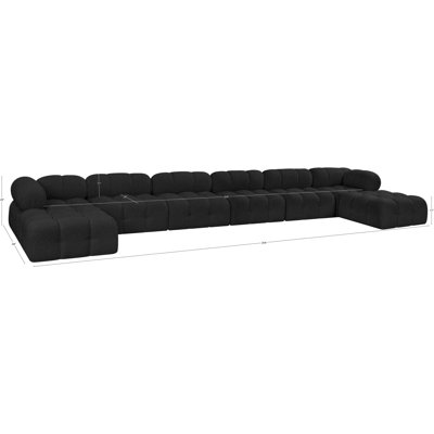 Ames 204" Upholstered Sectional