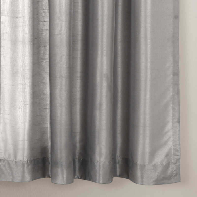 Panneau de rideau simple semi-transparent Lush Decor Night Sky, Noir / gris
