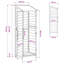 Vidaxl Garden Shed Engineered Wood Outdoor Storage For Tools Supplies Wooden-129097174