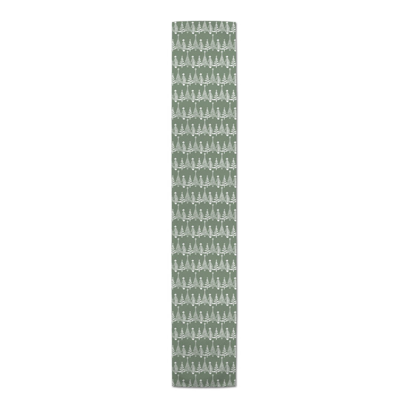 Chemin de table Sage, L 90 po x l 16 po