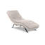 St Ives Leather Look Fabric Adjustable Backrest Indoor Chaise Lounge with Cushion-1418128253