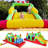 18'x8.2'x6.6' Kids Inflatable Obstacle Bounce House With Racing Slides,Dual Crawl Tunnels, Dual Climbing, Jumping