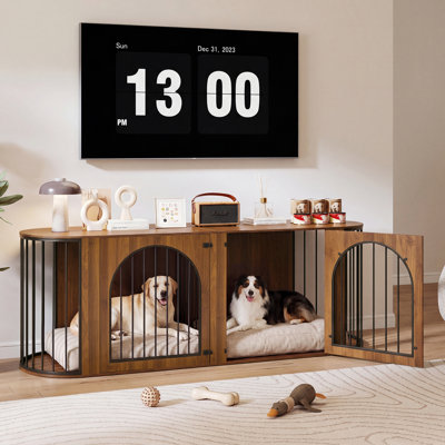 Morden Style Metal Double Dog Crate