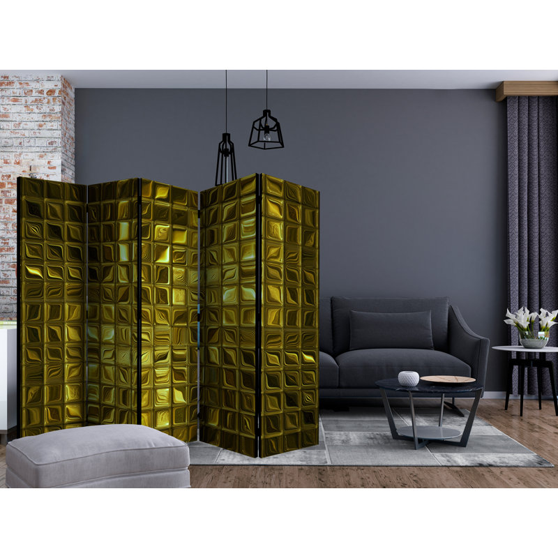 Geist 3 - Panel Solid Wood Folding Room Divider, 5
