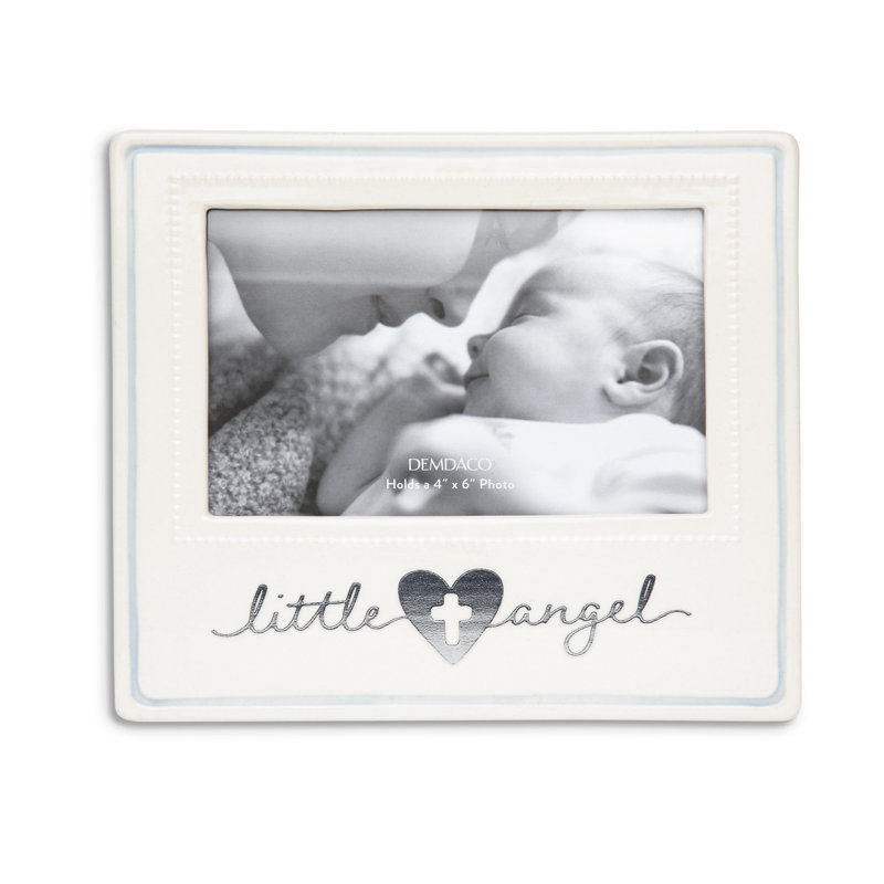 Tender Blessings Ceramic Picture Frame, Blue