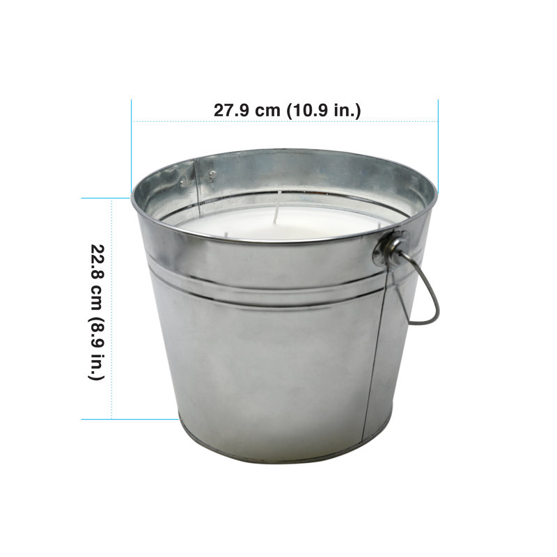 Sierra Mega Citronella 2-Pack Bucket Candle.