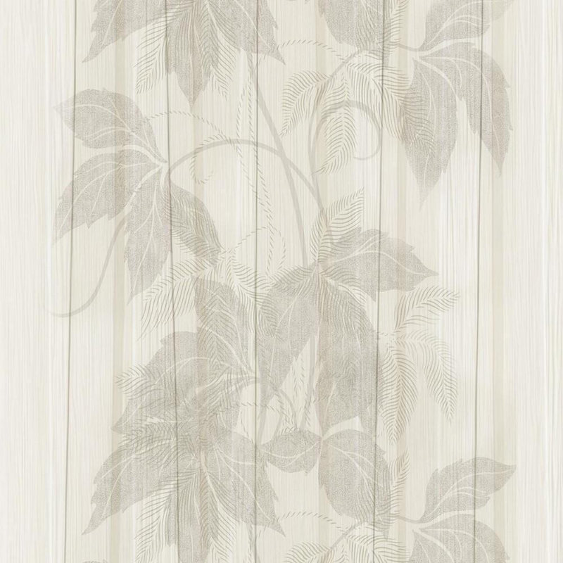 Rouleau de papier peint auto-adhésif Gluck, Crème / gris, L 126 po x l 24 po