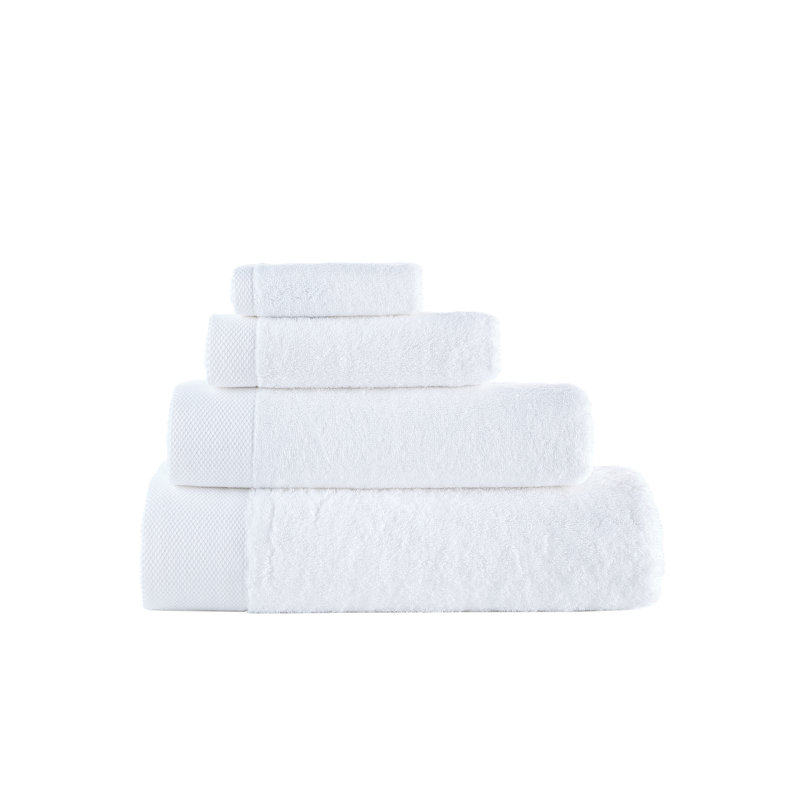 Essuie-mains 2 pièces Brooks Brothers, Blanc