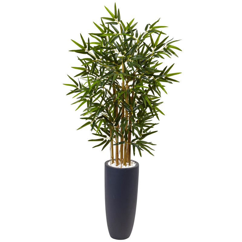 48'' Faux Bamboo Tree in Ceramic Planter