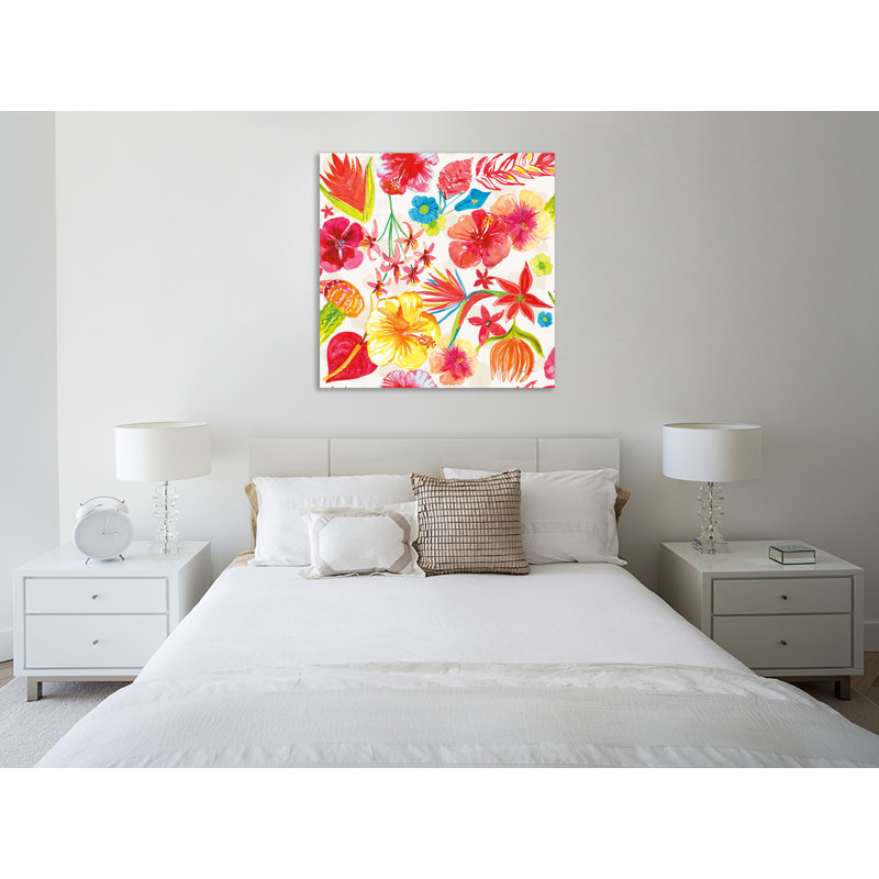 "Tutti Frutti", toile tendue par Farida Zaman, H 12 po x l 12 po x P 1,5 po