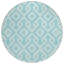 Tapis rond ivoire 8 po
