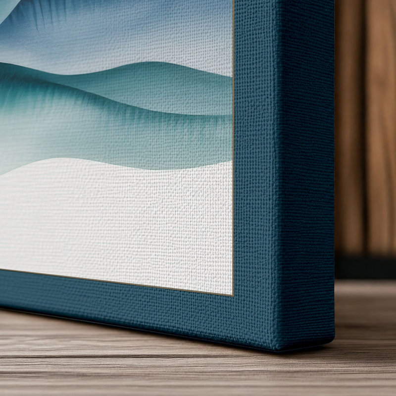 Print, 24x16 - 61.0 x 40.6 cm, Teal Border