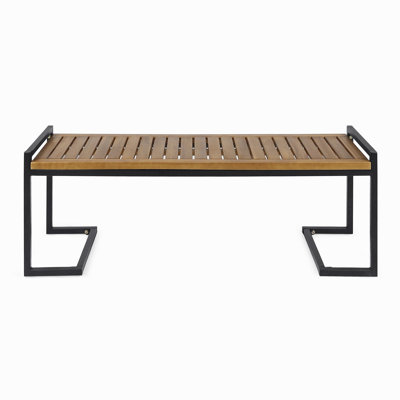 HOPKINS INDUSTRIAL WOOD AND METAL BENCH