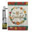 Double Sided 18.5'' H x 13'' W Polyester Thanksgiving Flag Set
