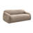 Roundhill Furniture Adell Polar Bear Faux Fur Upholstered Sofa-111995715