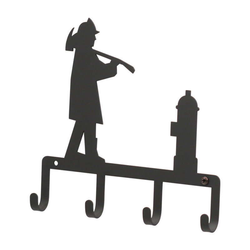 Cartwright Metal Wall Organizer with Key Hooks