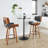 Laurenzio Swivel Upholstered Counter Stool-90954849