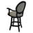 Farald Swivel Upholstered Counter Stool with Solid Wood Frame-346007474-346007469