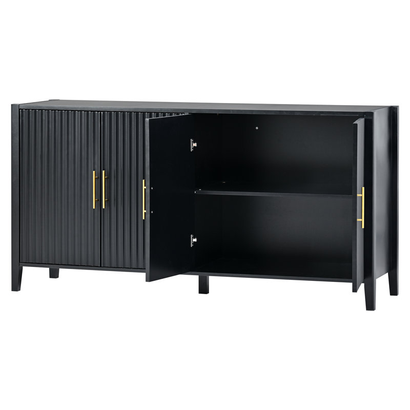 63.1'' Sideboard, Black
