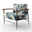 Chef-d'œuvre de la grande vague de Kanagawa IV - Fauteuil rembourré classique-112889680