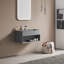 Meuble-lavabo mural 32 po avec espace de rangement-67800284