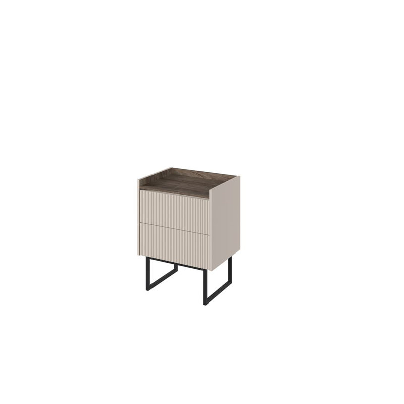 Allateef 52cm W Manufactured Wood Bedside Table