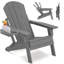 Ensemble de 4 chaises Adirondack réglables Hdpe-1664118199